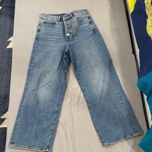 Express Light Blue Flare Jeans